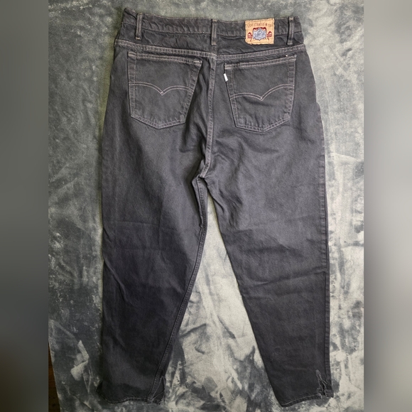 Vintage Levis Silver Tab Made In The U.S.A Y2K Jeans. Baggy, Distressed 34x32 - Picture 6 of 15